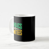 Mug Retro Funny Trendy Sarcastic Saying Catholics Vs C (Devant gauche)