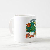 Mug Retro Funny Turtle Shell Oui C'Est L'Été (Devant gauche)