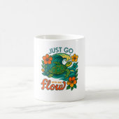 Mug Retro Funny Turtle Shell Oui C'Est L'Été (Centre)
