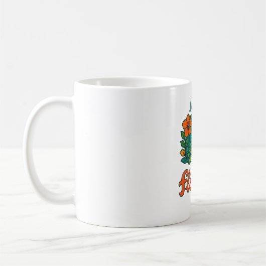 Mug Retro Funny Turtle Shell Oui C'Est L'Été (Gauche)