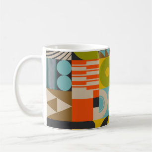 Mug Rétro future oeuvre inspirée des symboles abstrait