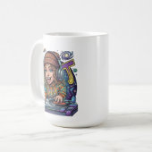 Mug Retro Galaxy DJ (Devant gauche)