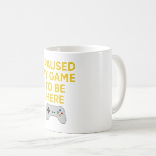 Mug Retro Gaming Pixel Art Design" (Devant droit)