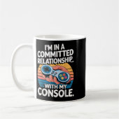 Mug Retro Gaming Relationship Funny Gamer Console Love (Gauche)