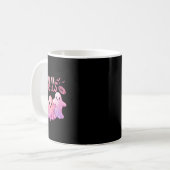 Mug Retro Ghost Mean Ghouls Amusants Halloween Mer Éff (Devant gauche)