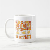 Mug Retro God Is Great Put Those Eggs On My Plate Than (Gauche)