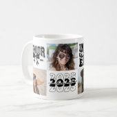 Mug Retro "Graduation 2025" Photo Collage (Devant gauche)