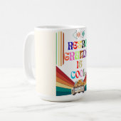 Mug Retro Grand-père est Cool (Devant gauche)