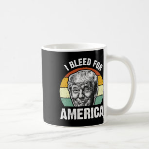 Mug Rétro Grande Visage Trump Je Saigne Pour L'Amériqu