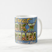 Mug Rétro Great Smoky Mountains (Devant droit)
