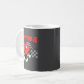 Mug Retro Groovy Heart Throb Valentines Day Toddlers B (Devant gauche)