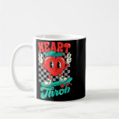 Mug Retro Groovy Heart Throb Valentines Day Toddlers B (Gauche)