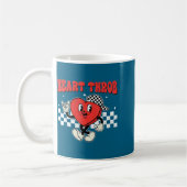 Mug Retro Groovy Heart Throb Valentines Day Toddlers B (Gauche)