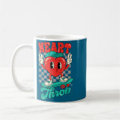 Mug Retro Groovy Heart Throb Valentines Day Toddlers B (Gauche)