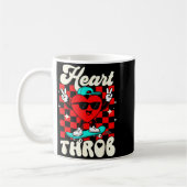 Mug Retro Groovy Heart Throb Valentines Day Toddlers B (Gauche)