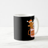 Mug Retro Groovy Merry And Bright Gingerbread Christma (Devant droit)