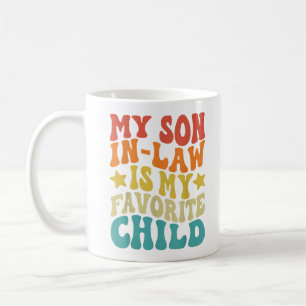 Mug Rétro Groovy Mon Gendre Est Mon Enfant Préféré