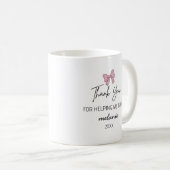 Mug Retro Groovy Teacher Appreciation Thank your Gift (Devant droit)