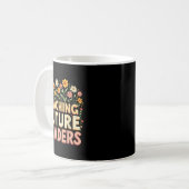 Mug Retro Groovy Teaching Future Leaders Tees Flower P (Devant gauche)