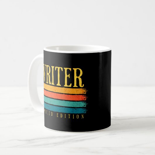 Mug Retro Grunge Writer Limited Edition (Devant gauche)