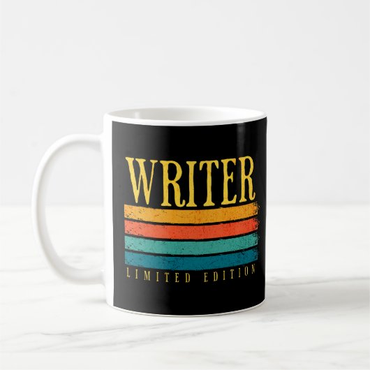 Mug Retro Grunge Writer Limited Edition (Gauche)