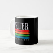 Mug Rétro Grunge Writer Première édition (Devant gauche)