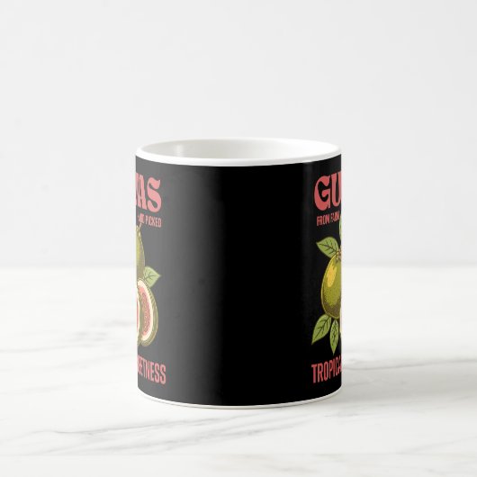 Mug Retro Guavas Fruit Commercial Graphisme Art Style (Centre)
