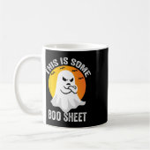 Mug Retro Halloween Boo Ghost Costume C'Est Un Petit B (Gauche)