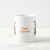 Mug Rétro Halloween éffrayant horreur maison hantée (Centre)
