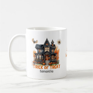 Mug Rétro Halloween éffrayant horreur maison hantée