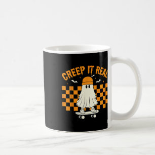 Mug Rétro Halloween mignon Ghost Halloween Creep It Re