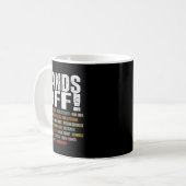 Mug Retro Hands Off Protest Public Lands Medicare Patr (Devant gauche)