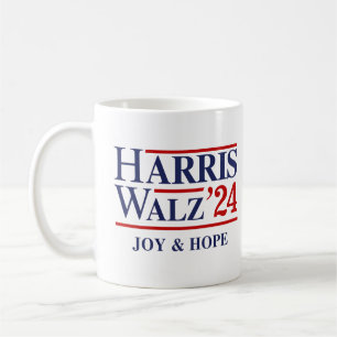 Mug Retro Harris Walz '24 - Joy and Hope