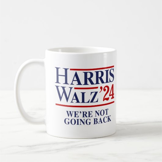 Mug Retro Harris Walz '24 - Nous ne reviendrons pas (Gauche)
