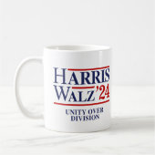 Mug Retro Harris Walz '24 - Unité sur division (Gauche)