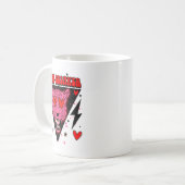 Mug Retro Heart Breaker Valentines Day Tiger Love  (Devant gauche)