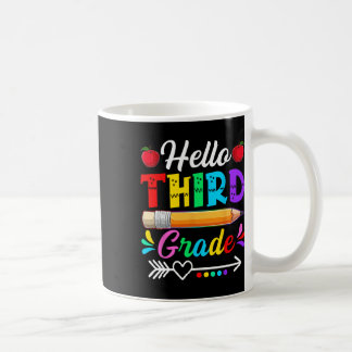 Mug Retro Hello 3e année Premier jour d'école Garçons