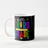 Mug Retro Hello 3e année Premier jour d'école Garçons (Gauche)