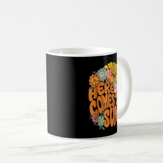 Mug Rétro Here Comes (Devant droit)