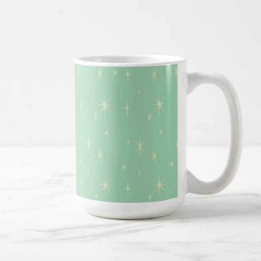 Mug Retro Hipster Space Age Starburst atomique 15oz (Droite)