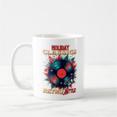 Mug Retro Holiday Vinyl Magic (Gauche)