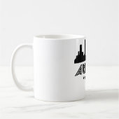 Mug Rétro horizon d'Atlanta (Gauche)