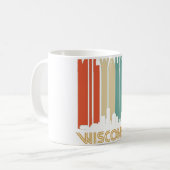 Mug Rétro horizon de Milwaukee (Devant gauche)