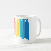 Mug Rétro horizon de Phoenix (Devant droit)