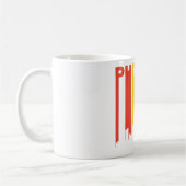 Mug Rétro horizon de Phoenix (Gauche)