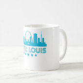 Mug Rétro horizon de Saint Louis (Devant droit)