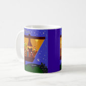Mug Retro House Fun Jet Set Art Design (Devant gauche)