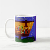 Mug Retro House Fun Jet Set Art Design (Gauche)