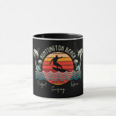 Mug Retro Huntington Beach Surf (Centre)