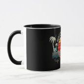 Mug Retro Huntington Beach Surf (Gauche)